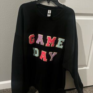 Gildan Game Day felt letter sweatshirt-$20